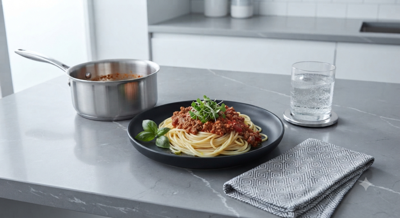 spicy, creamy weeknight bolognese